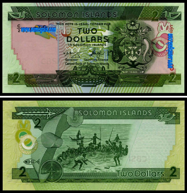 Ilhas Solomão SLB2(2004-11ND)f - 2 DOLLARS 2004-11ND