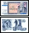 Islândia ASL10(1961-81ND)d - 10 KRONUR 1961-81ND