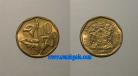 South Africa KM#135ZA91 - 10 CENTS 1991