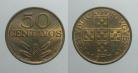 151i KM#596 Portugal - 50 Centavos 1977 (Bronze)