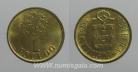 200g KM#631 Portugal - 1 Escudo1987 Módulo menor (Latão Níquel)