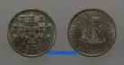 242l KM#590 Portugal - 2,50 Escudos 1977 (Cupro Níquel)