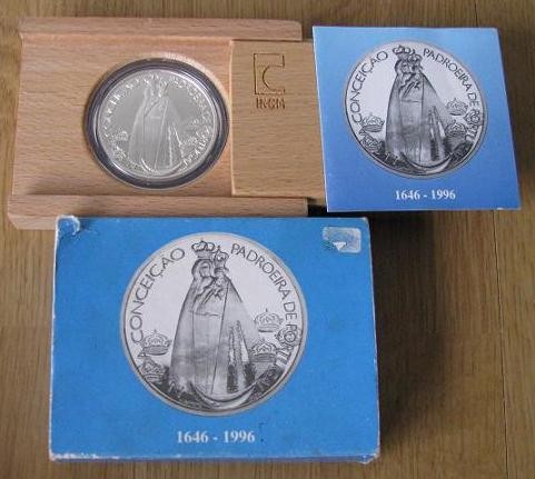 378A(PROOF) Portugal - 1000 Escudos 1996 Nossa Senhora da Conceição (Prata PROOF)