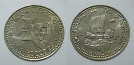 402o KM#647 Portugal - 100 Escudos 1989 Madeira Porto Santo (Cupro-Níquel)