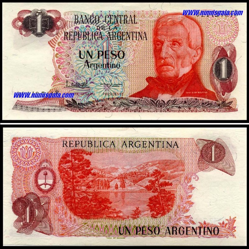 Argentina ARG1(1983-84ND)ab - 1 PESO 1983-84ND
