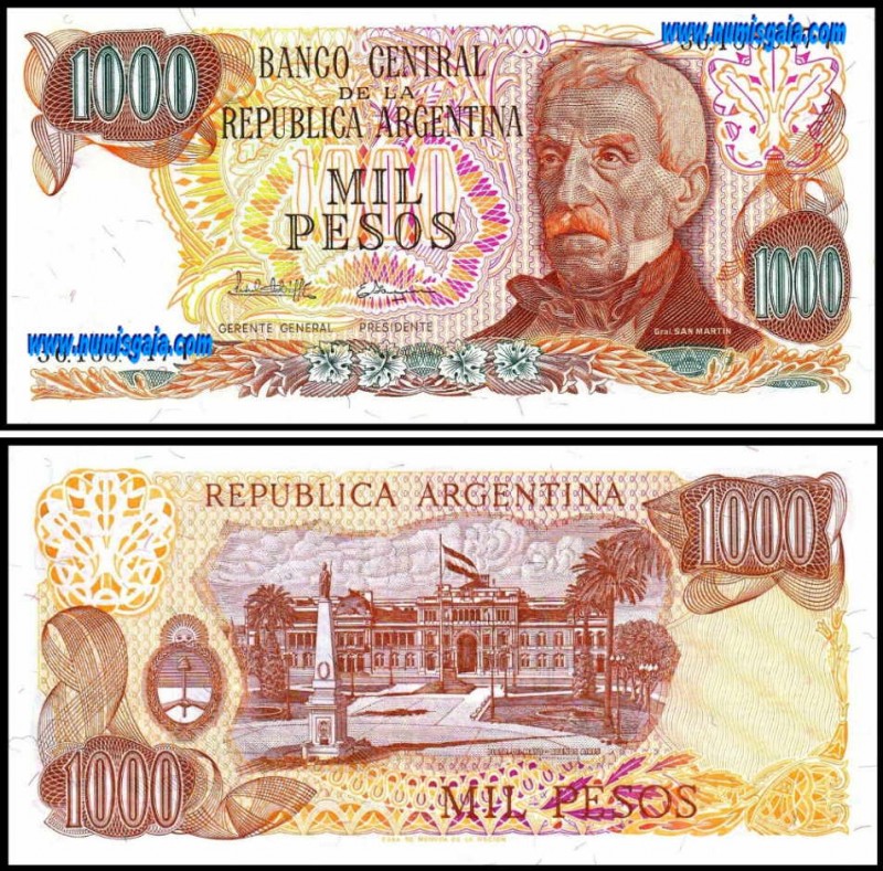 Argentina ARG1000(1976-83ND)g - 1000 PESOS 1976-83ND