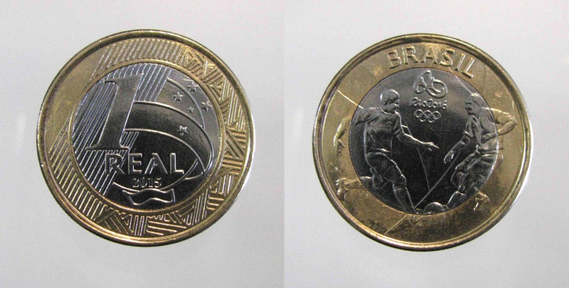 Brasil KM#708BR2015 - 1 REAL 2015