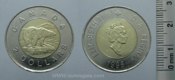 Canadá KM#270CA96 - 2 DOLLARS 1996