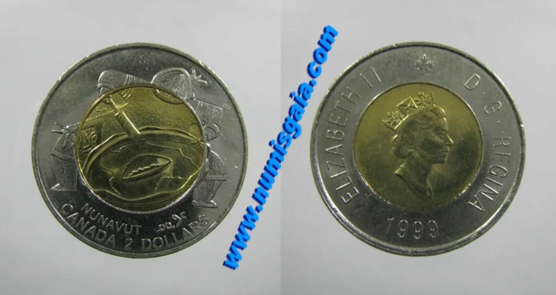 Canadá KM#345CA99 - 2 DOLLARS 1999