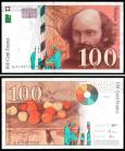 França FRA100(1997)a - 100 FRANCS 1997 Paul Cézanne