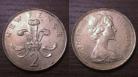 Great Britain KM#916GB71a - 2 NEW PENCE 1971