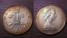 Great Britain KM#916GB71b - 2 NEW PENCE 1971