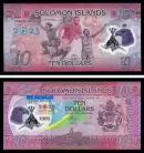 Ilhas Solomão SLB10(2023)d - 10 DOLLARS 2023 COMEMORATIVA