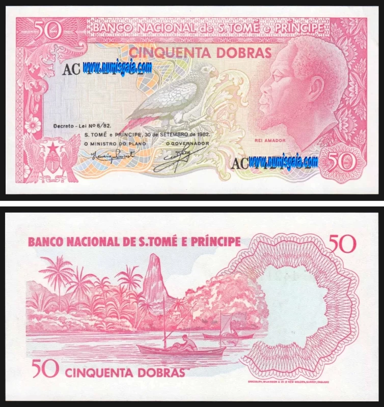 S.Tomé e Príncipe STP50(1982)d - 50 DOBRAS 1982