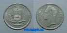 Venezuela Y#A37VE60b - 2 BOLIVARES 1960 (SILVER)