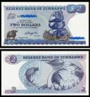 Zimbabué ZWE2(1980) - 2 DOLLARS 1980